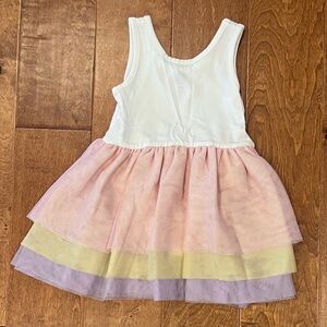 Toddler Girls Old Navy Sleeveless Bodysuit Tiered Tulle Tutu Dress - 3T